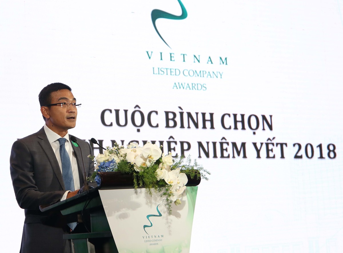 Những hình ảnh ấn tượng tại lễ trao giải Cuộc bình chọn Doanh nghiệp niêm yết năm 2018 ảnh 4