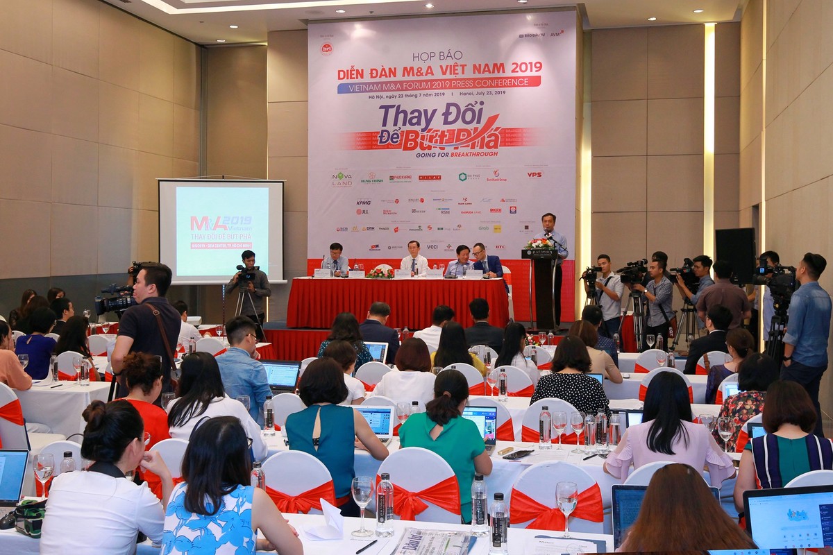 Toàn cảnh họp báo Diễn đàn M&A Việt Nam 2019 ảnh 1