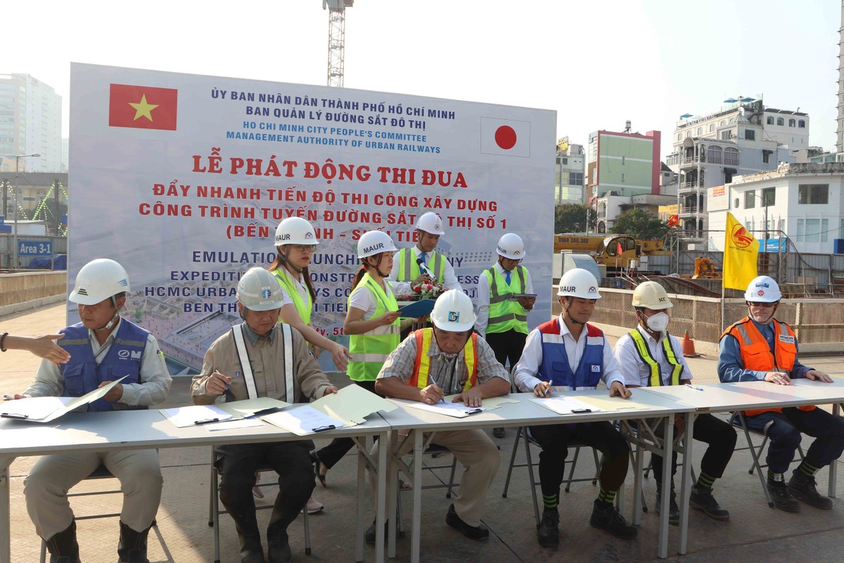 TP.HCM phát động thi đua đẩy nhanh tiến độ dự án Metro số 1 ảnh 2