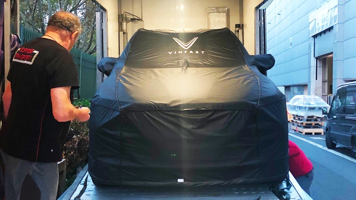 Hé lộ hình ảnh xe Vinfast tại Paris Motor Show 2018 ảnh 4