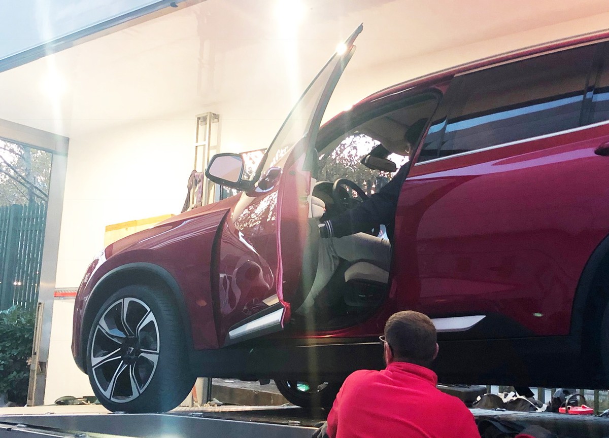 Hé lộ hình ảnh xe Vinfast tại Paris Motor Show 2018 ảnh 7