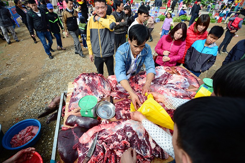 Người dân nô nức đi xem chọi trâu ngày đầu năm mới ảnh 13