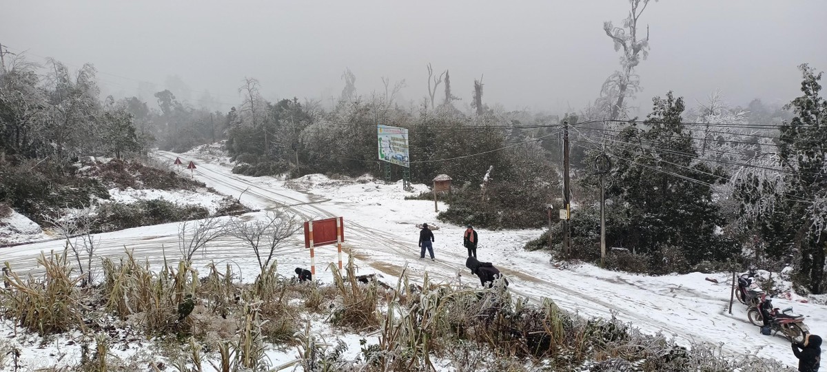 Những con đường đầy băng tuyết.
