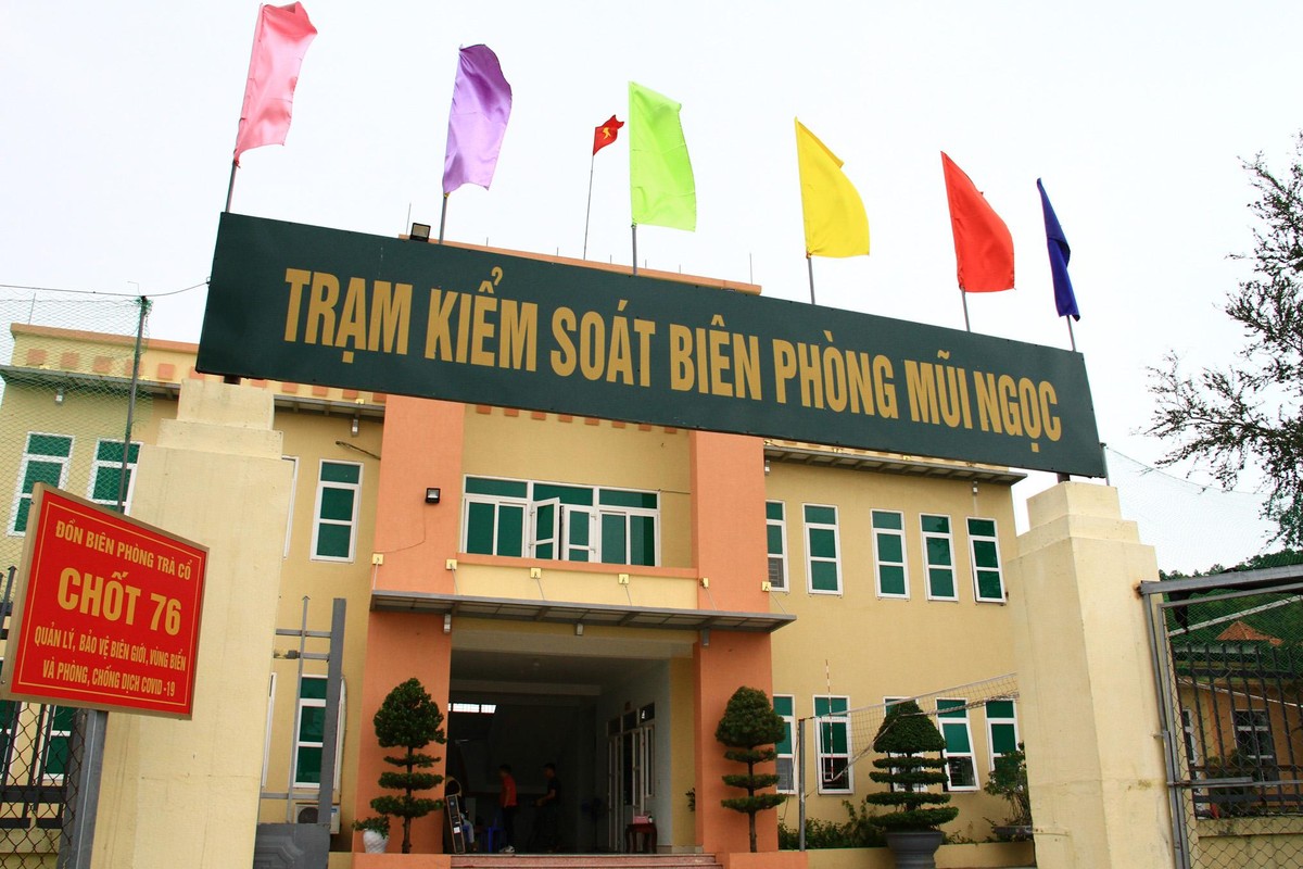 Trạm Kiểm soát Biên phòng Mũi Ngọc. Ảnh: Thành Nguyễn. Trạm Kiểm soát Biên phòng Mũi Ngọc. Ảnh: Thành Nguyễn.