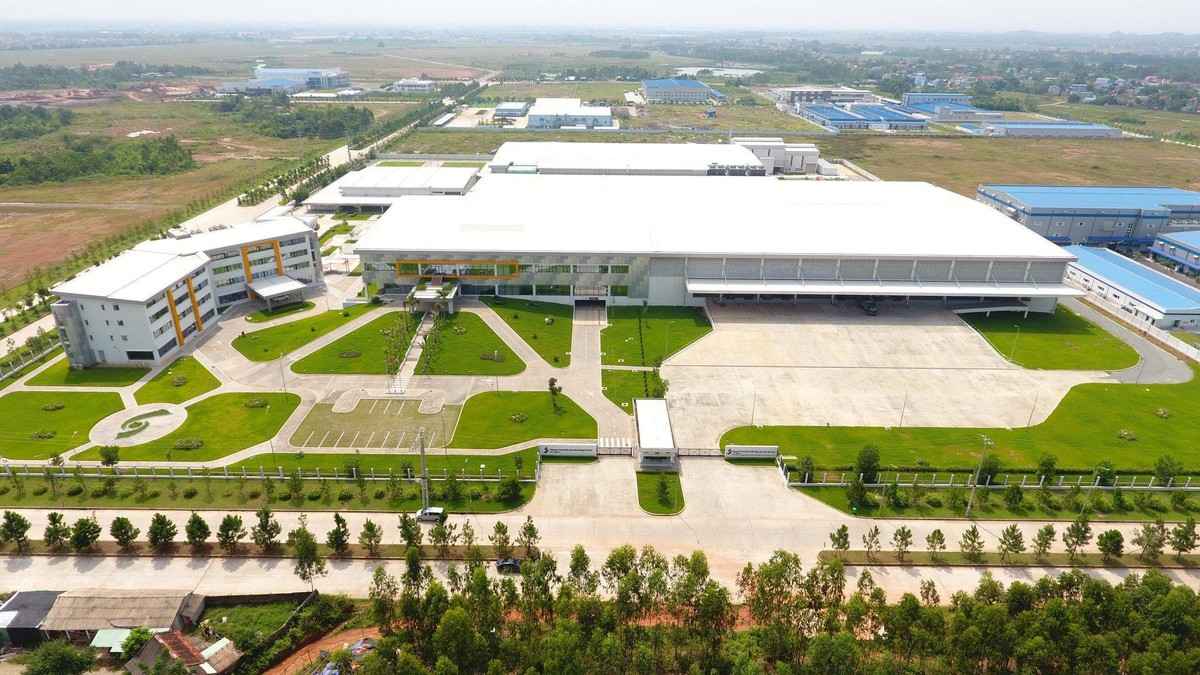 Công tác chống dịch ở Khu công nghiệp đặc biệt được Vĩnh Phúc coi trọng để duy trì sản xuất. Ảnh: Internet.