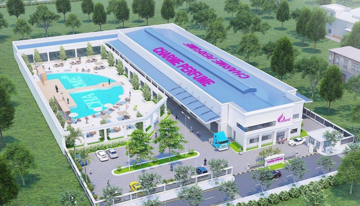 Phối cảnh nhà máy mới sắp đưa vào vận hành của Charme Perfume.