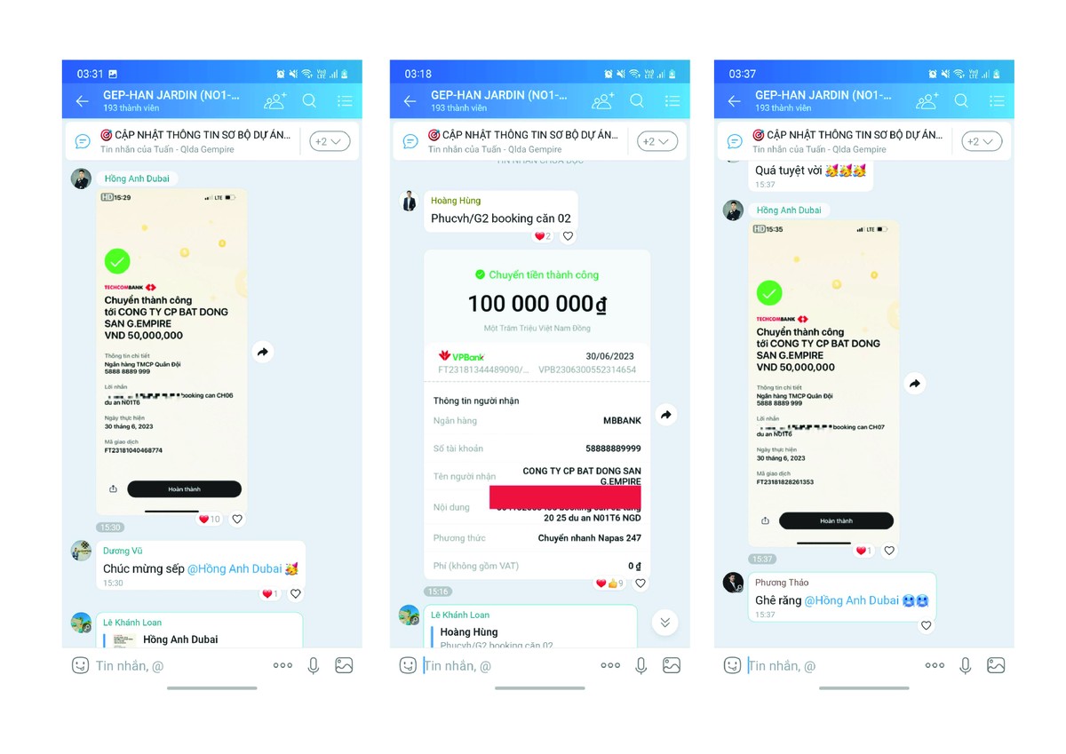 Từ tháng 6, dự án đã nhận đặt cọc. Từ tháng 6, dự án đã nhận đặt cọc.