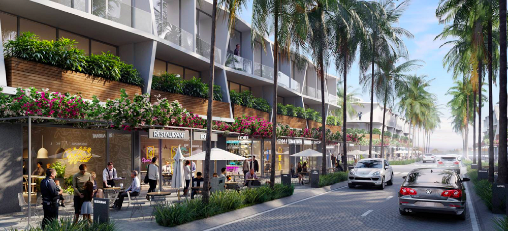 Phối cảnh tuyến phố thương mại tại The Sound