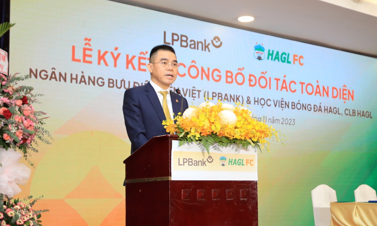 Ông Hồ Nam Tiến - Tổng giám đốc LPBank tin tưởng thương hiệu mới LPBank - HAGL sẽ không ngừng vươn xa.