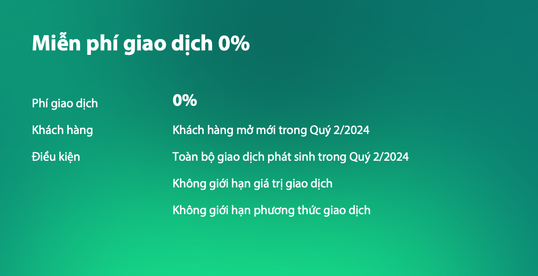 (Kafi sẽ thu phí thanh toán Sở giao dịch chứng khoán theo quy định)