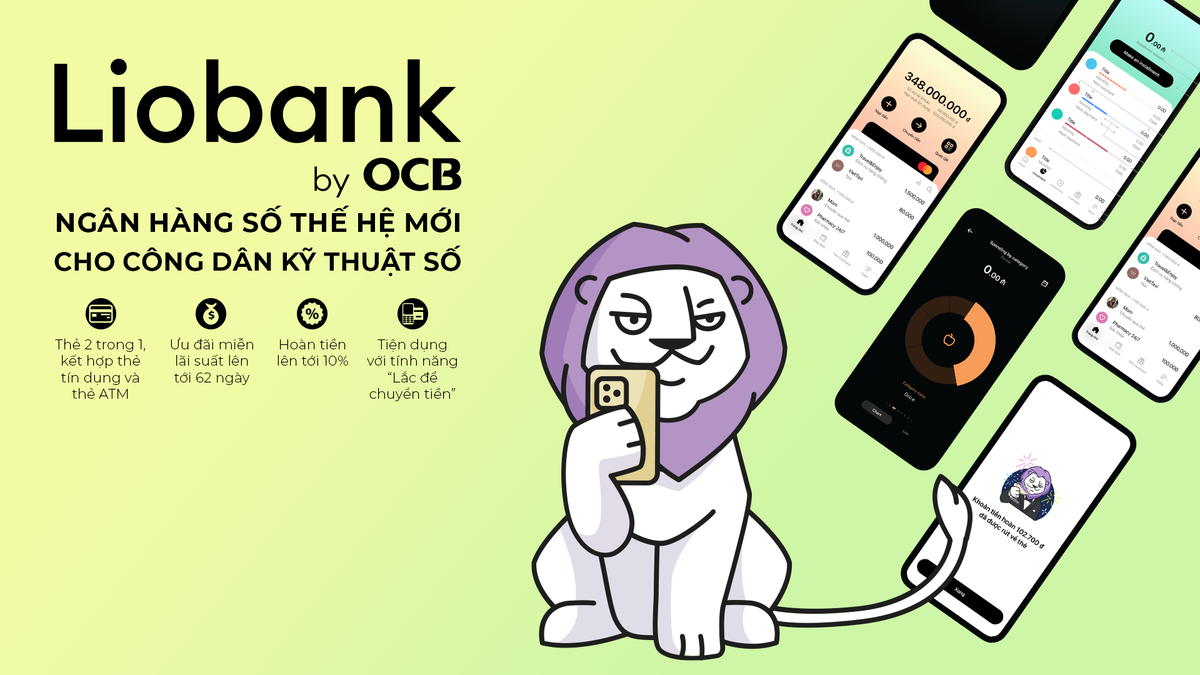 Liobank – Ngân hàng số thế hệ mới với nhiều tính năng hiện đại, hấp dẫn Liobank – Ngân hàng số thế hệ mới với nhiều tính năng hiện đại, hấp dẫn