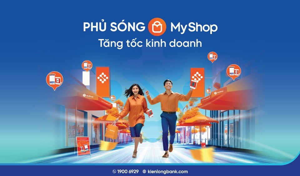 Bộ giải pháp MyShop &amp; Paybox của KienlongBank đã được trên 80.000 cửa hàng sử dụng