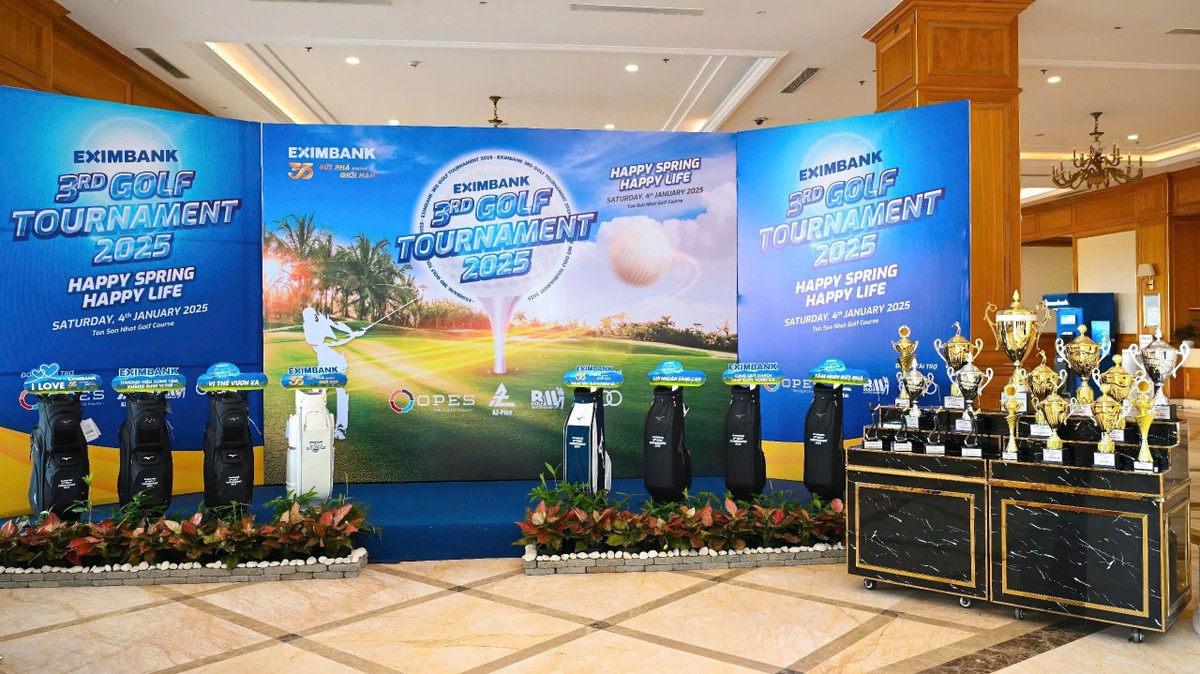 Giải Eximbank Golf Tournament 2025 – Lần Thứ 3 tại sân golf Tân Sơn Nhất, TP. HCM. Giải Eximbank Golf Tournament 2025 – Lần Thứ 3 tại sân golf Tân Sơn Nhất, TP. HCM.