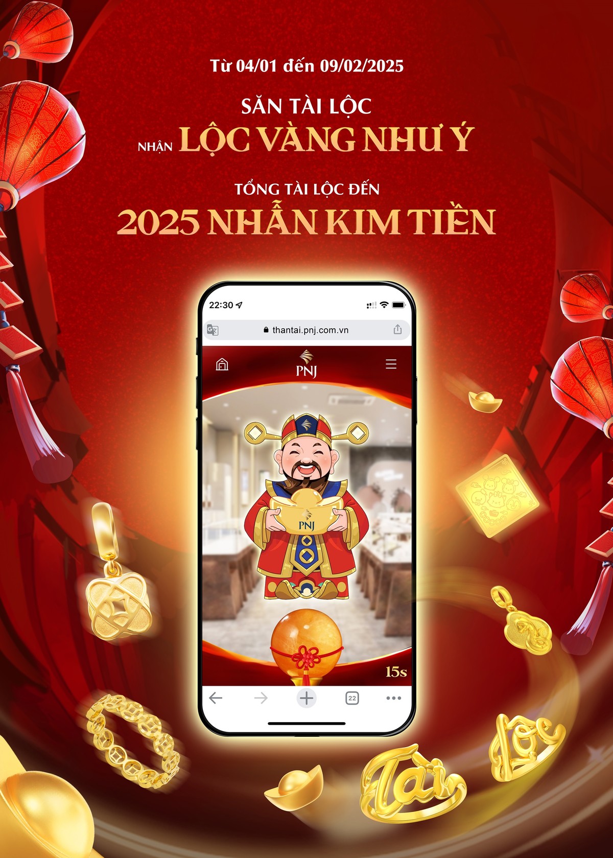 Tham gia Săn Tài Lộc để có cơ hội nhận nhiều phần quà có giá trị hấp dẫn Tham gia Săn Tài Lộc để có cơ hội nhận nhiều phần quà có giá trị hấp dẫn