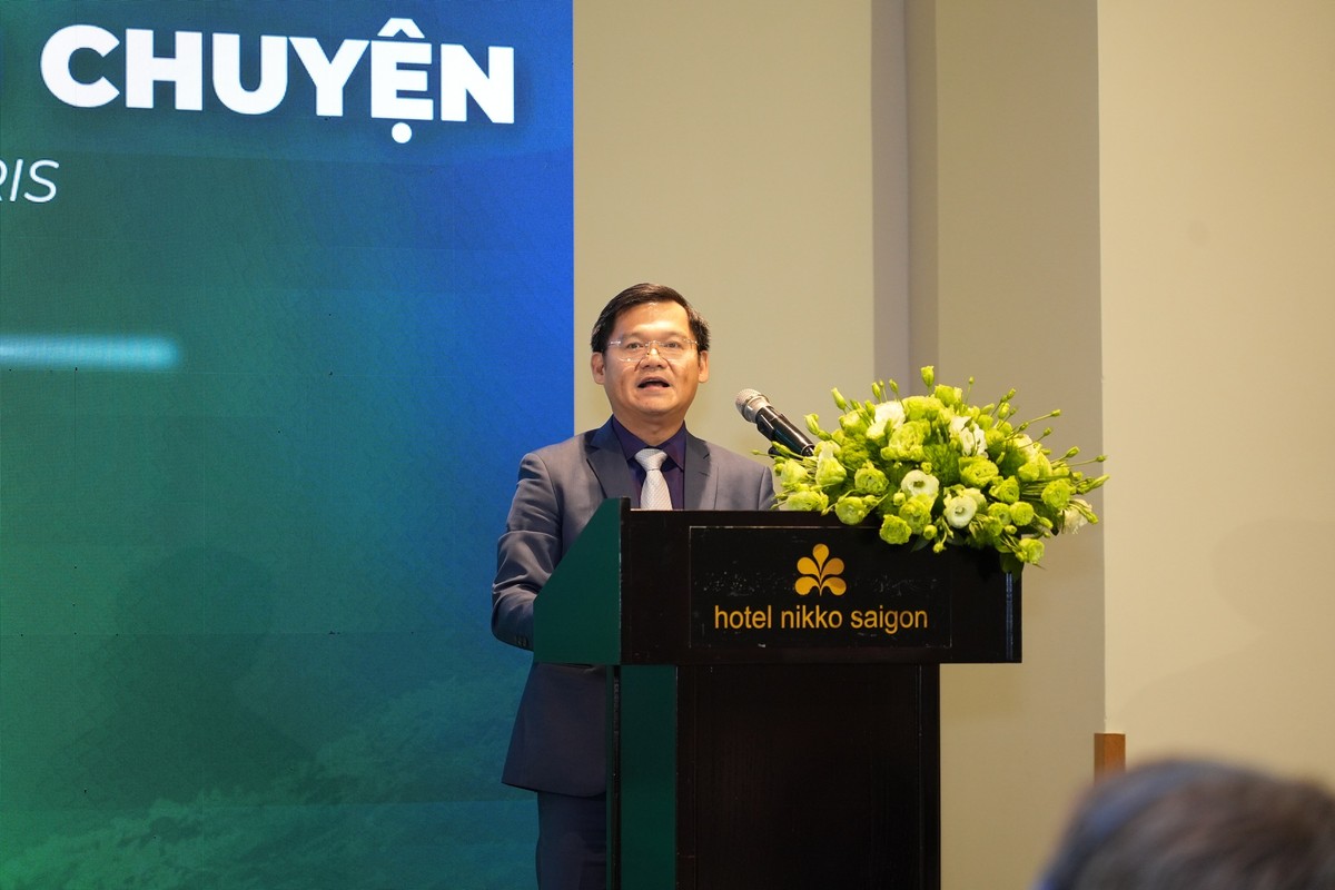 Ông Thái Văn Chuyện - Tổng giám đốc AgriS phát biểu tại buổi lễ