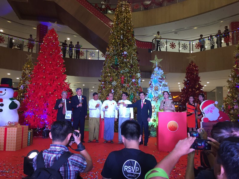 HAG tưng bừng khai trương Trung tâm Thương mại Myanmar Plaza ảnh 1 HAG tưng bừng khai trương Trung tâm Thương mại Myanmar Plaza ảnh 1