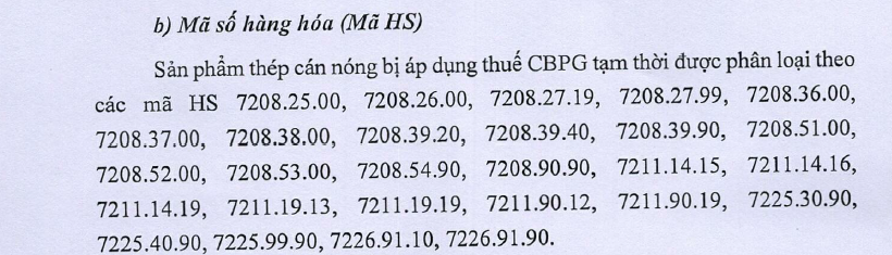 Mã số hàng hóa chịu thuế theo Quyết định 460 Mã số hàng hóa chịu thuế theo Quyết định 460