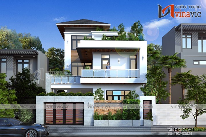 Biệt thự đẹp phá cách tối ưu công năng ảnh 4 Biệt thự đẹp phá cách tối ưu công năng ảnh 4