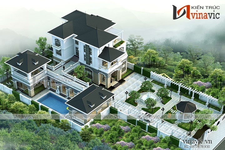 Biệt thự đẹp phá cách tối ưu công năng ảnh 5 Biệt thự đẹp phá cách tối ưu công năng ảnh 5