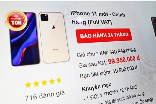 iPhone 11 được rao giá 100 triệu đồng ảnh 1