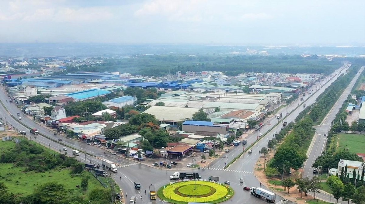 Một khu công nghiệp thu hút nhiều doanh nghiệp nước ngoài tại Tân Uyên, địa phương thu hút FDI rất lớn của Bình Dương.