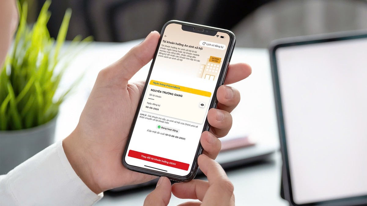 PVcomBank triển khai thành công dịch vụ liên kết tài khoản nhận chi trả an sinh xã hội trên ứng dụng VNeID. PVcomBank triển khai thành công dịch vụ liên kết tài khoản nhận chi trả an sinh xã hội trên ứng dụng VNeID.