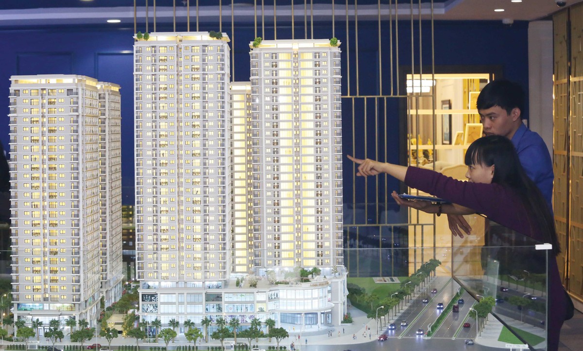 Giá căn hộ mới tại Hà Nội từ 60-80 đồng/m2 trở lên. Ảnh: Dũng Minh.