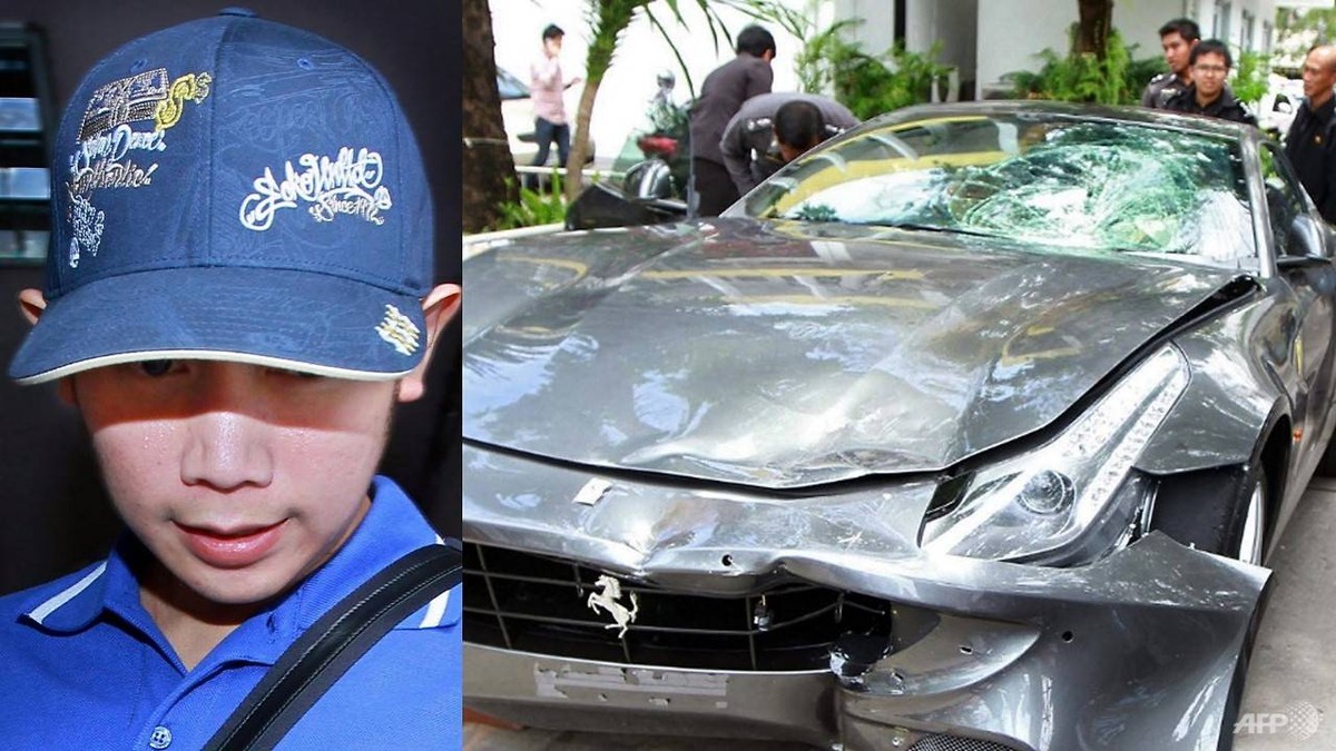 Vorayuth Yoovidhaya và chiếc xe gây tai nạn