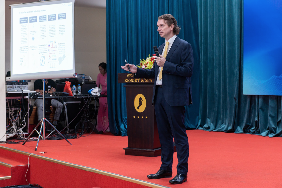 Ông Stuart Livesey - Đại diện của Tập đoàn CIP tại Việt Nam, Tổng giám đốc Dự án điện gió ngoài khơi La Gàn (Bình Thuận)