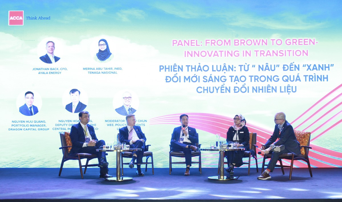 Phiên tham luận: “Từ "nâu" đến "xanh" - Đổi mới sáng tạo trong quá trình chuyển đổi nhiên liệu” Phiên tham luận: “Từ "nâu" đến "xanh" - Đổi mới sáng tạo trong quá trình chuyển đổi nhiên liệu”