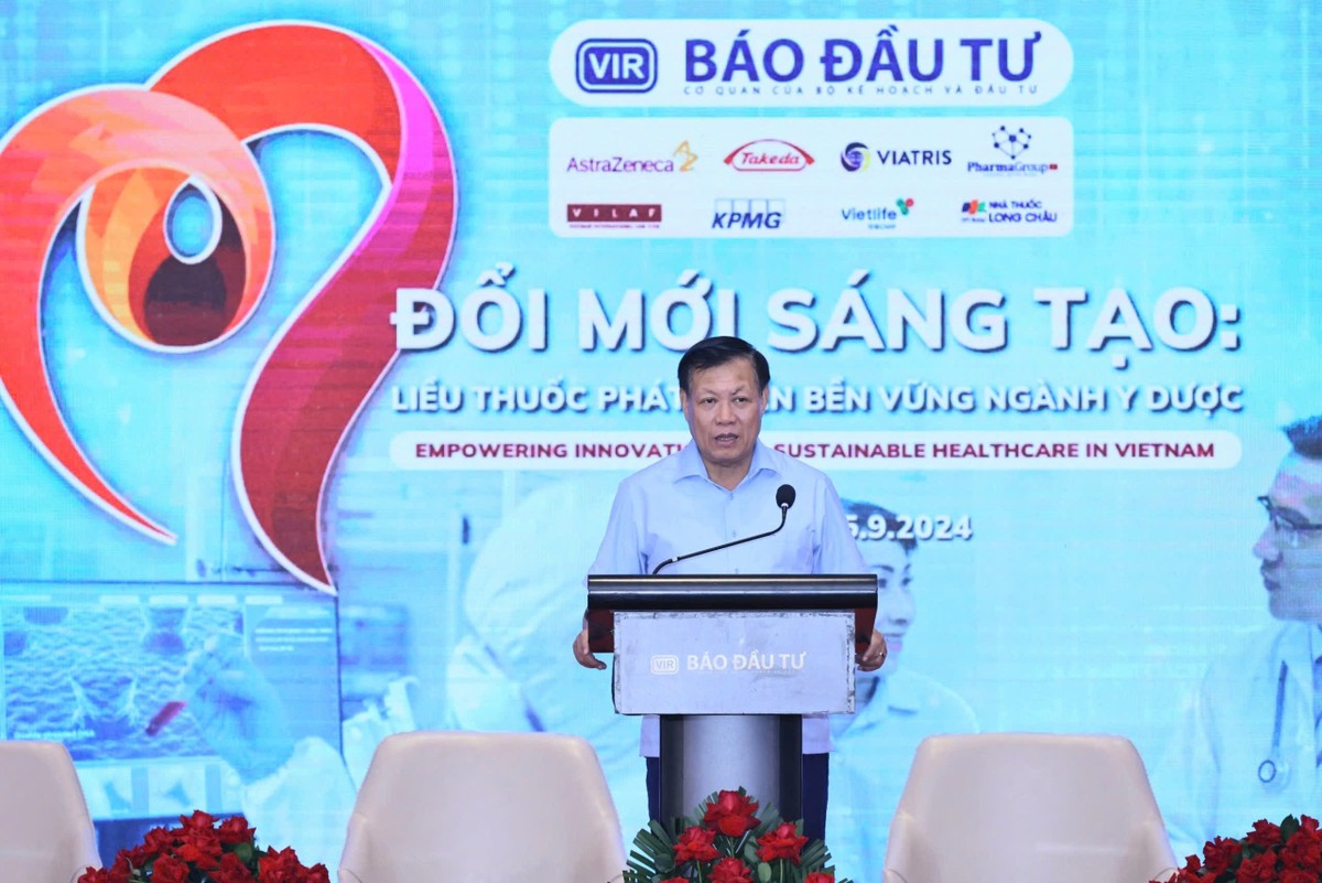 Ông Đỗ Xuân Tuyên, Thứ trưởng Bộ Y tế phát biểu tại Hội thảo Ông Đỗ Xuân Tuyên, Thứ trưởng Bộ Y tế phát biểu tại Hội thảo