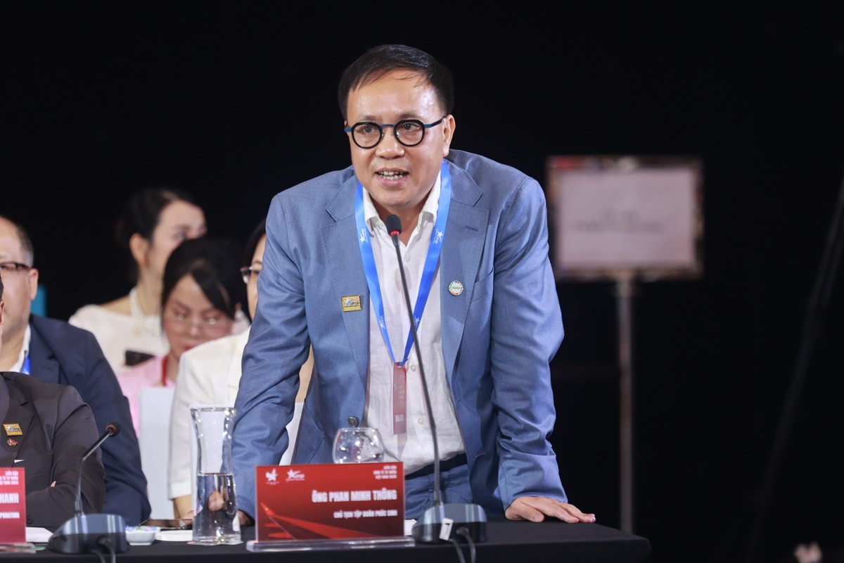 Ông Phan Minh Thông, Tổng giám đốc Công ty cổ phần Phúc Sinh (Ảnh: Chí Cường)