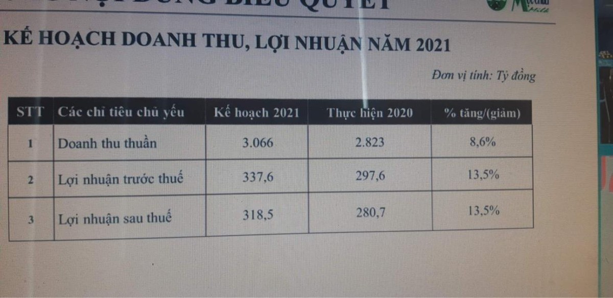 Gần 17,6% cổ phiếu có quyền biểu quyết của Vilico không tán thành phương án sáp nhập GTN