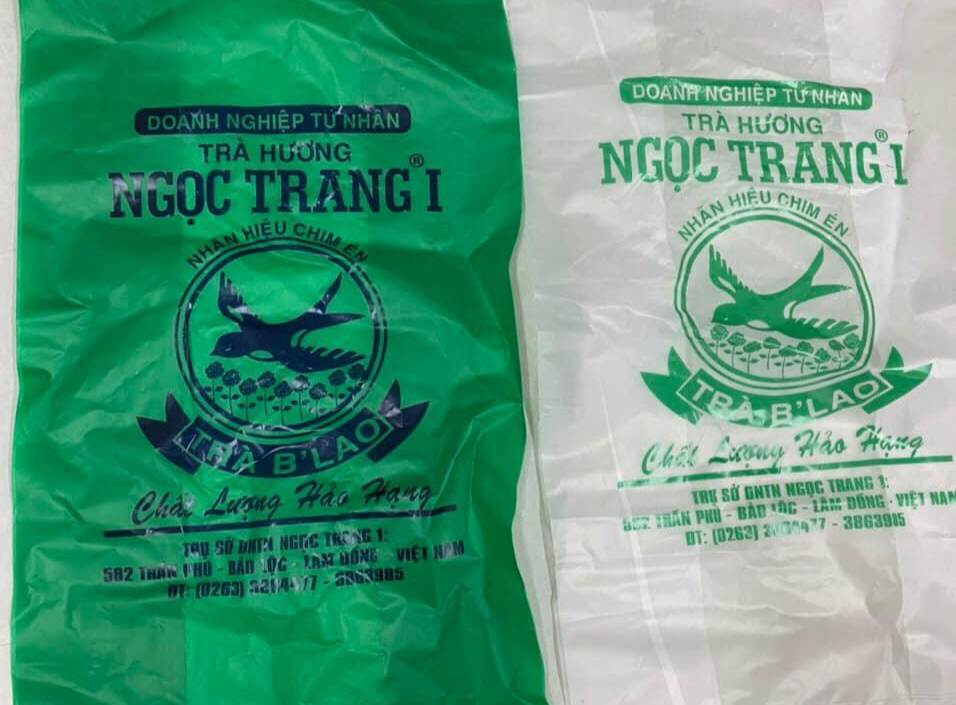 Sản phẩm trà làm giả nhãn hiệu trà Ngọc Trang 1