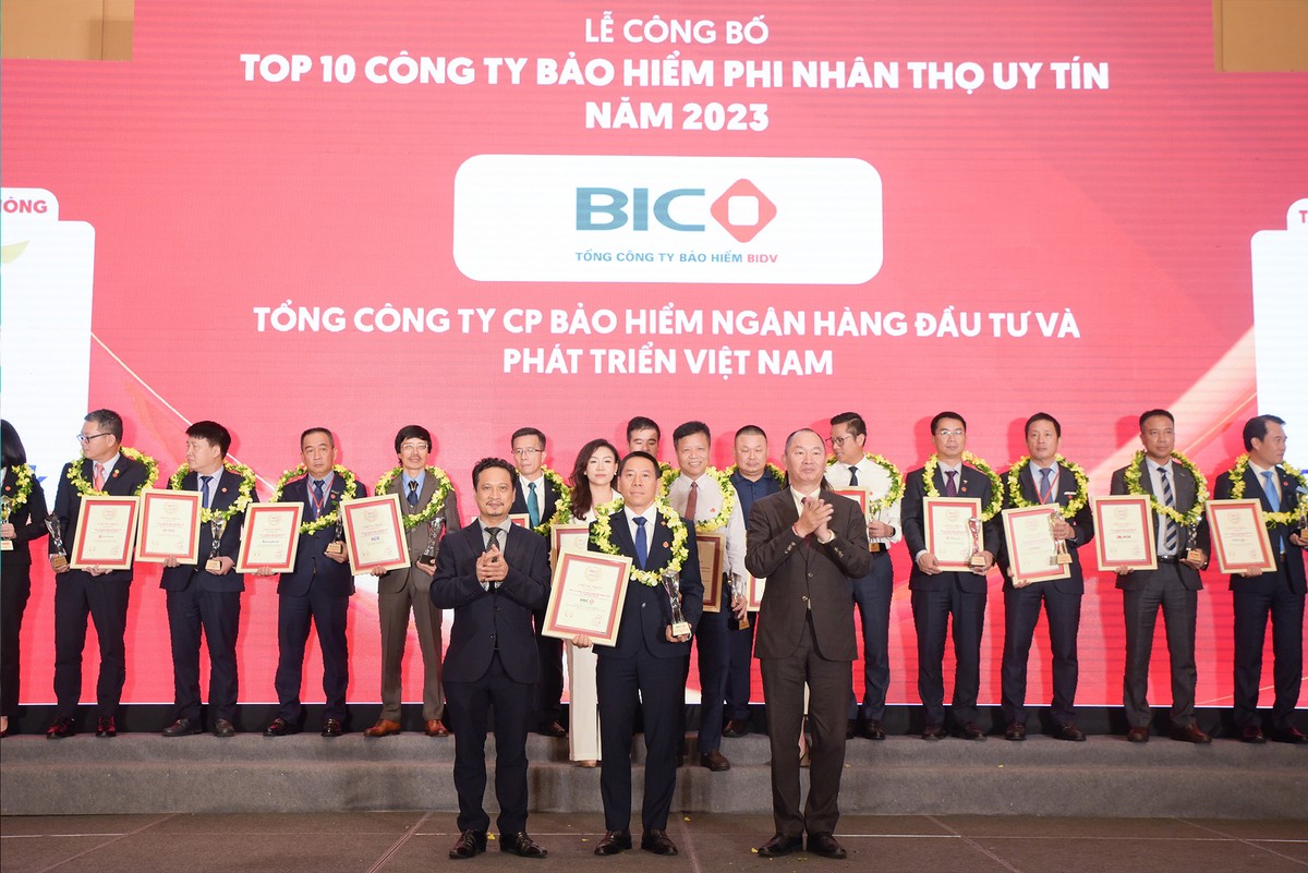 Năm 2023, BIC được vinh danh với nhiều danh hiệu, giải thưởng uy tín Năm 2023, BIC được vinh danh với nhiều danh hiệu, giải thưởng uy tín