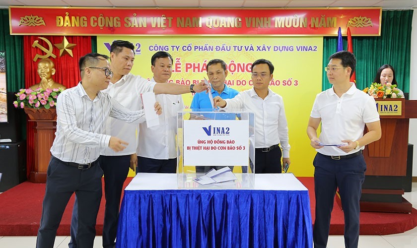 VINA2 đóng góp, sẻ chia, giúp đỡ cộng đồng