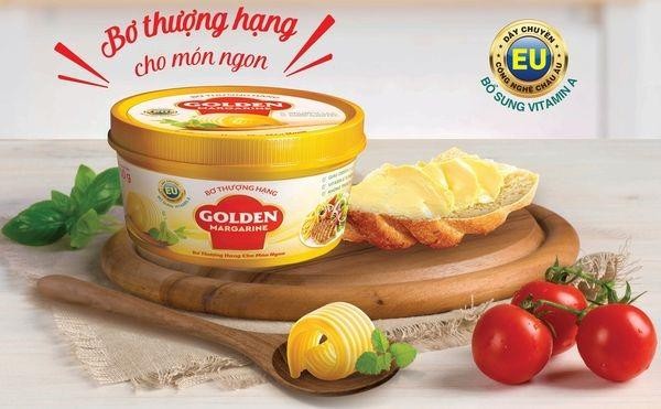 “Bơ thượng hạng Golden Margarine”cho món ngon thêm tròn vị. “Bơ thượng hạng Golden Margarine”cho món ngon thêm tròn vị.