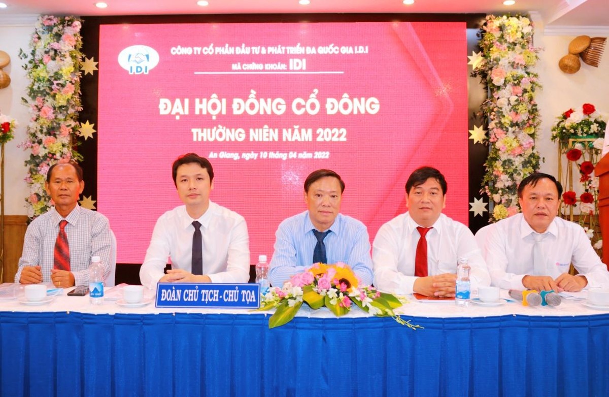 Niềm tin mãnh liệt của Ban lãnh đạo IDI vào sự đồng hành của cổ đông.