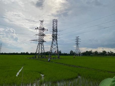 Đường dây 110 KV góp phần phát triển kinh tế xã hội cho khu vực Châu đốc và các huyện lân cận.