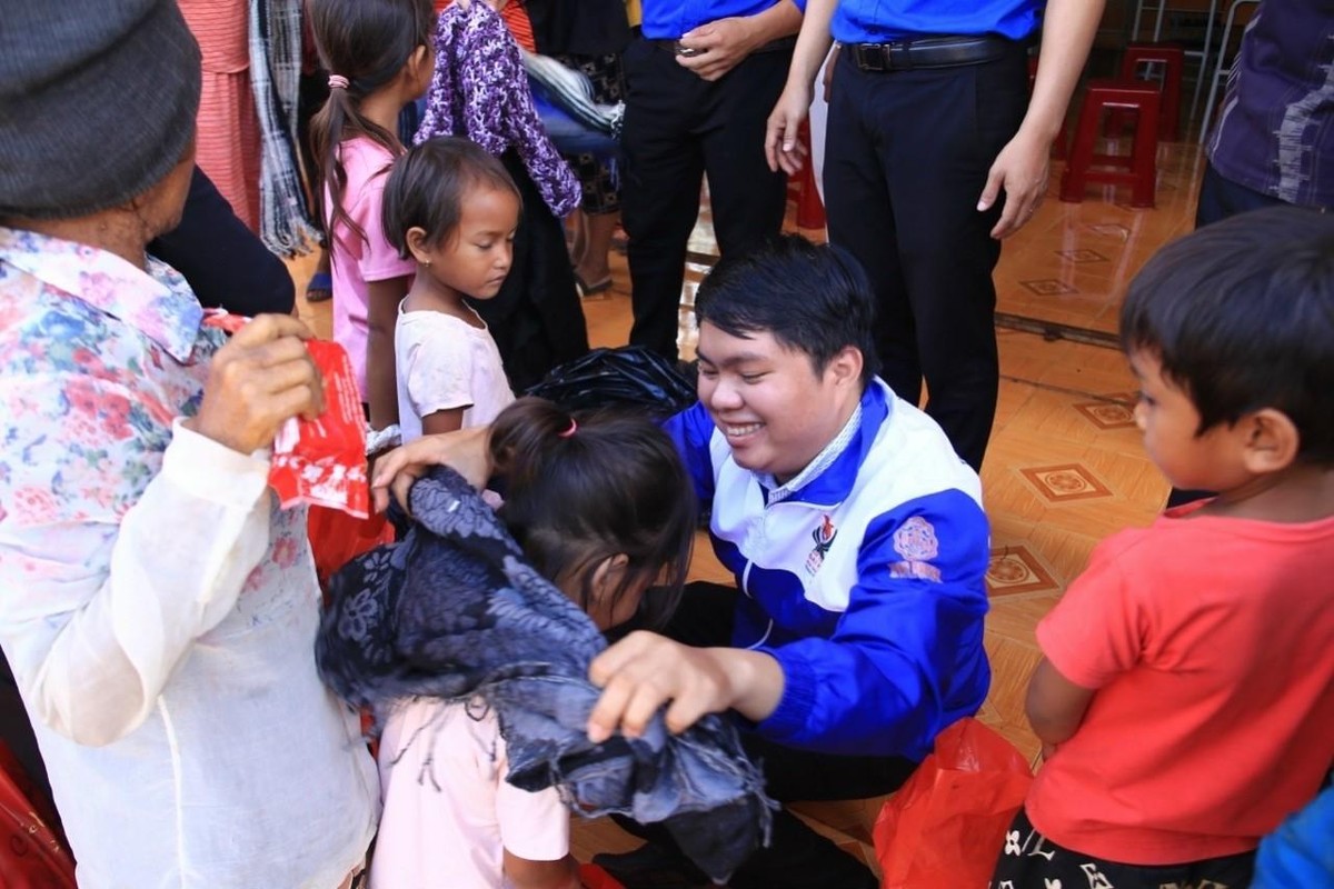 Trương Chấn Sang tích cực tham gia vào các hoạt động thiện nguyện tại tại nhiều tỉnh thành.