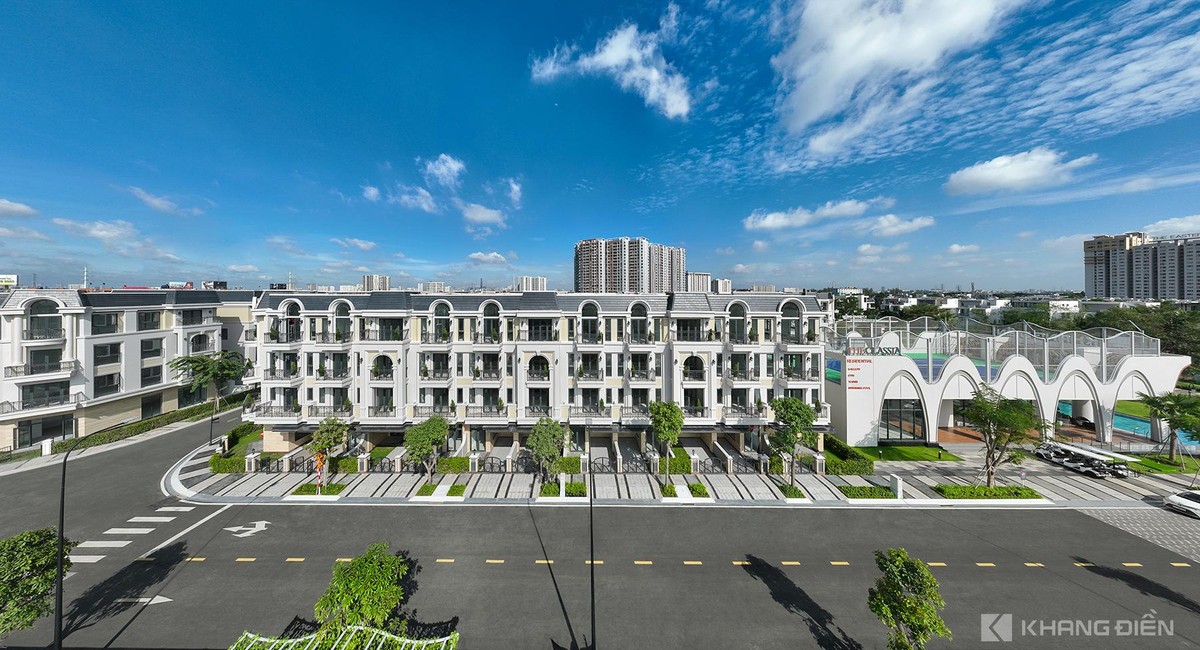 The Classia đã hiện hữu các dãy nhà và hoàn thiện hạ tầng – tiện ích – cảnh quan.