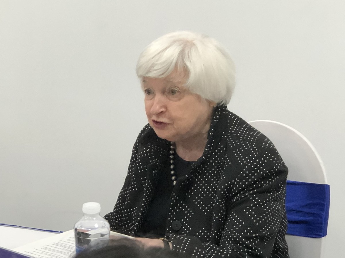 Bộ trưởng Tài chính Mỹ Janet Yellen. Ảnh Hải Yến