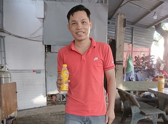 Anh Thắng và sự hứng khởi khi trúng giải nhì từ Number 1. Anh Thắng và sự hứng khởi khi trúng giải nhì từ Number 1.