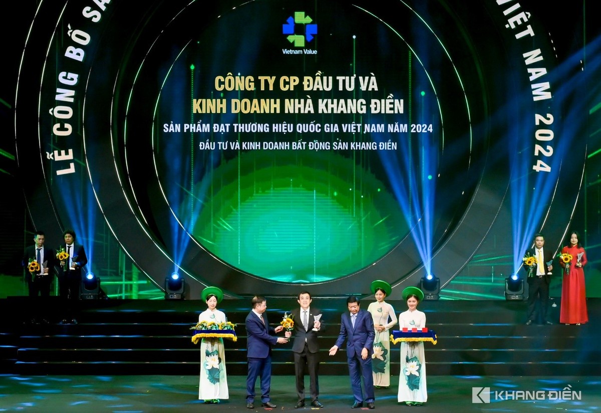 Tập đoàn Khang Điền vinh dự được công nhận đạt Thương hiệu Quốc gia Việt Nam 2024. Tập đoàn Khang Điền vinh dự được công nhận đạt Thương hiệu Quốc gia Việt Nam 2024.
