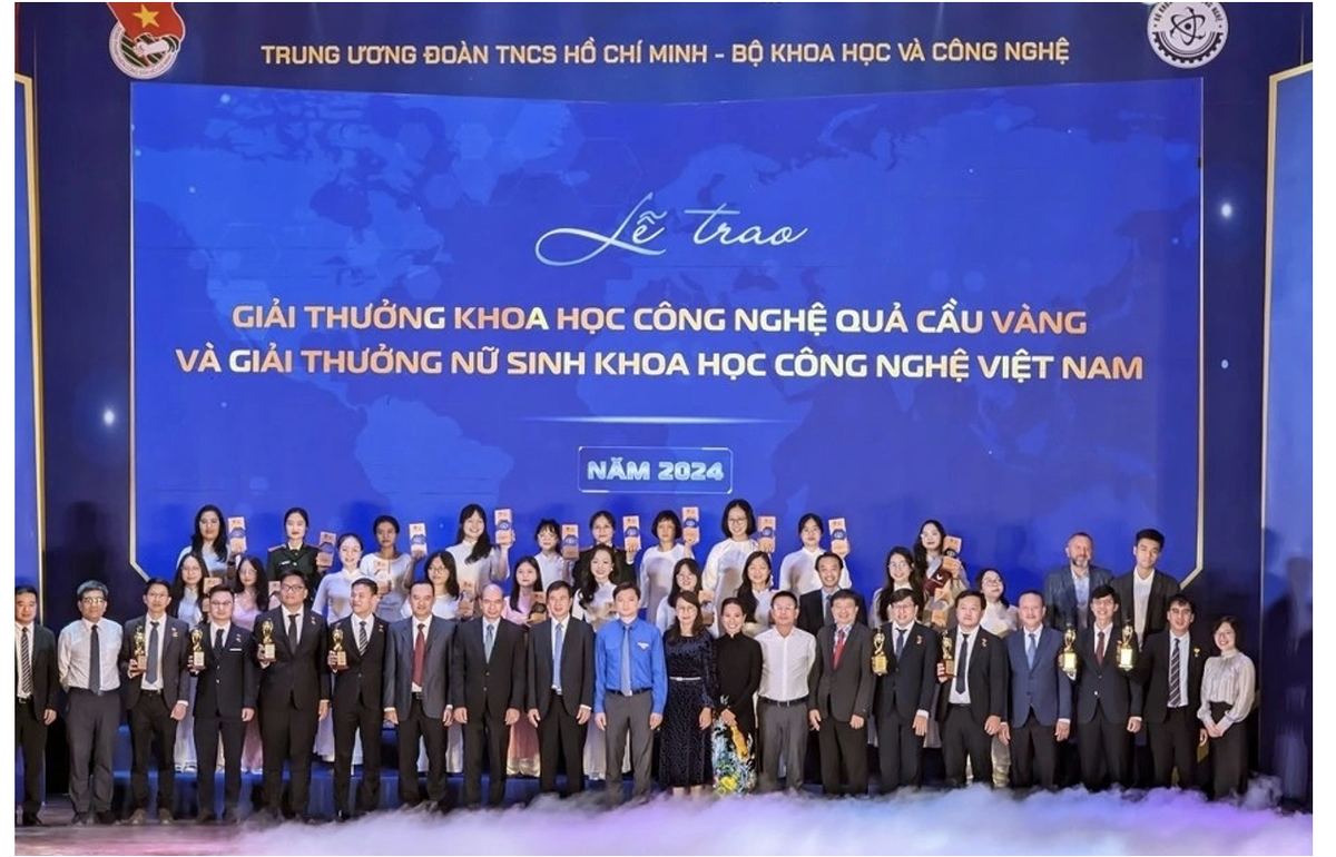 Tân Hiệp Phát 13 năm liên tiếp đồng hành cùng giải thưởng Quả Cầu vàng với mong muốn đồng hành, hỗ trợ tài năng khoa học trẻ tiếp lửa đam mê, sáng tạo, phát triển khoa học công nghệ để cống hiến cho đất nước và phụng sự xã hội.