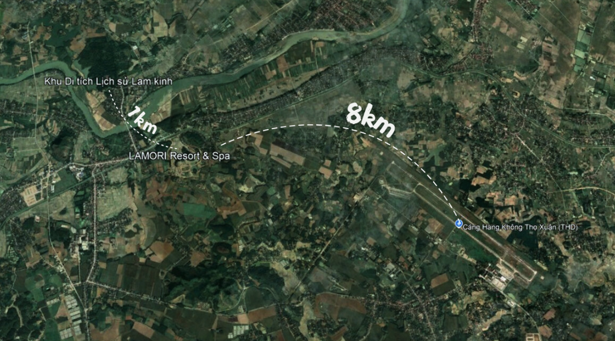 Vị trí đắc địa của LAMORI Resort &amp; Spa.