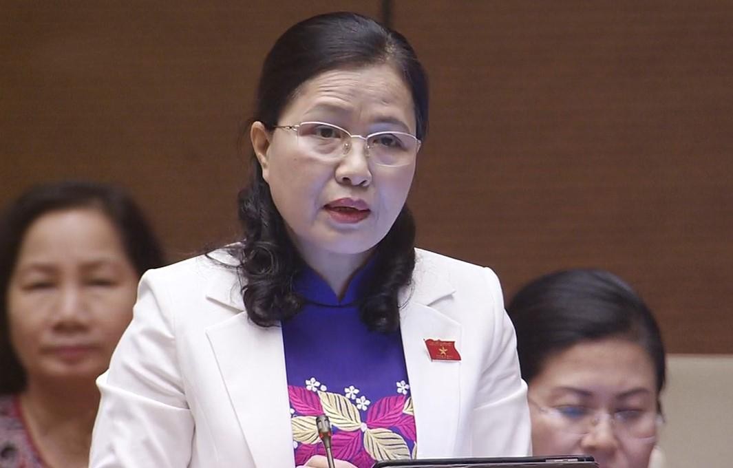 Đại biểu Đỗ Thị Lan (đoàn Quảng Ninh). Đại biểu Đỗ Thị Lan (đoàn Quảng Ninh).