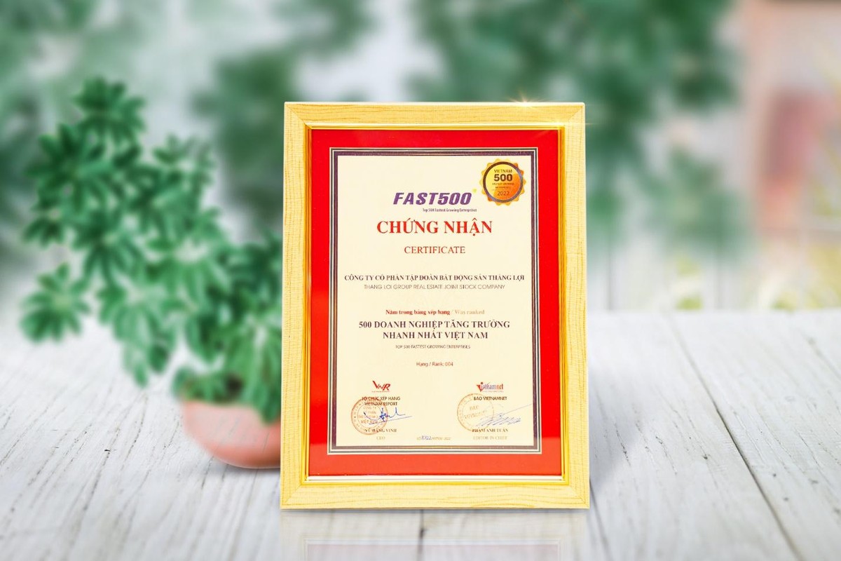Tập đoàn BĐS Thắng Lợi thể hiện tham vọng dẫn đầu với FAST500 năm 2022 Tập đoàn BĐS Thắng Lợi thể hiện tham vọng dẫn đầu với FAST500 năm 2022
