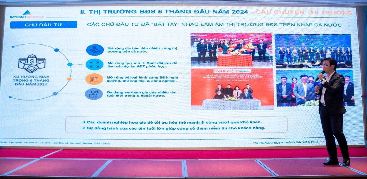 Ông Lưu Quang Tiến, Phó Viện trưởng FERI chia sẻ thông tin tại sự kiện.