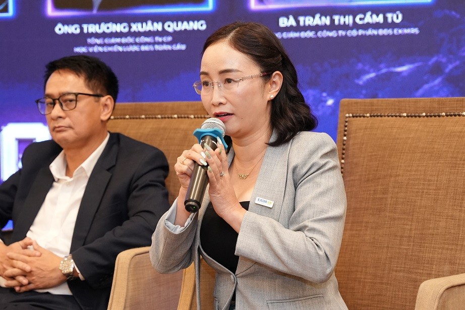 Bà Trần Thị Cẩm Tú, Tổng giám đốc Công ty CP Bất động sản Eximrs.